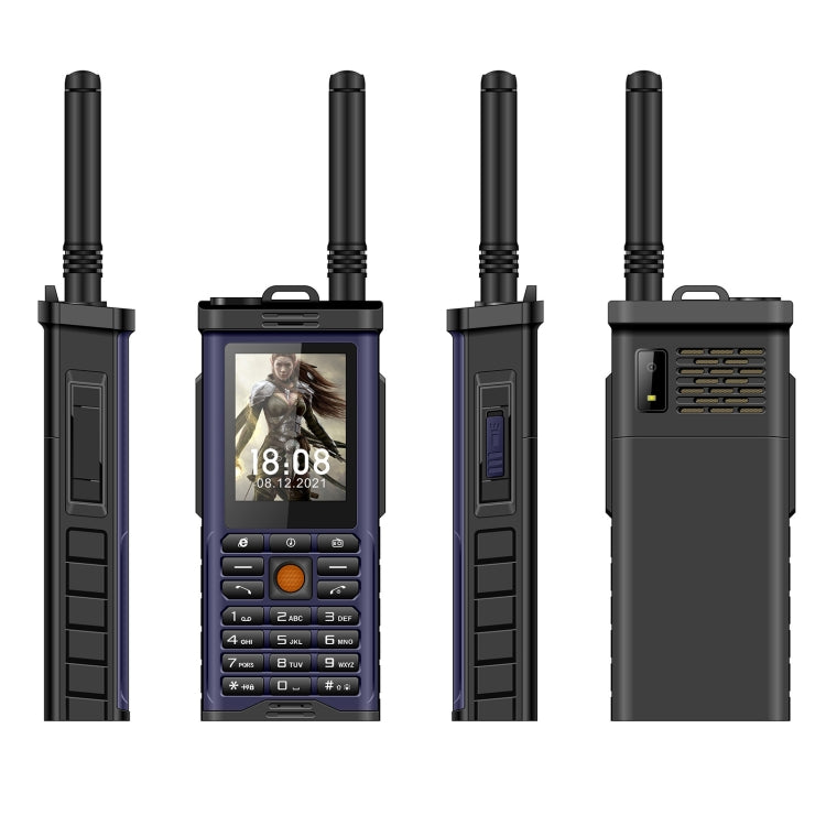 S-G8800 Triple Proofing Elder Phone, Waterproof Shockproof Dustproof, 2400mAh Battery, 2.2 inch, 21 Keys, LED Flashlight, FM, Quad SIM, with Antenna(Blue) - free shipping - PMc TechLife - Order now!