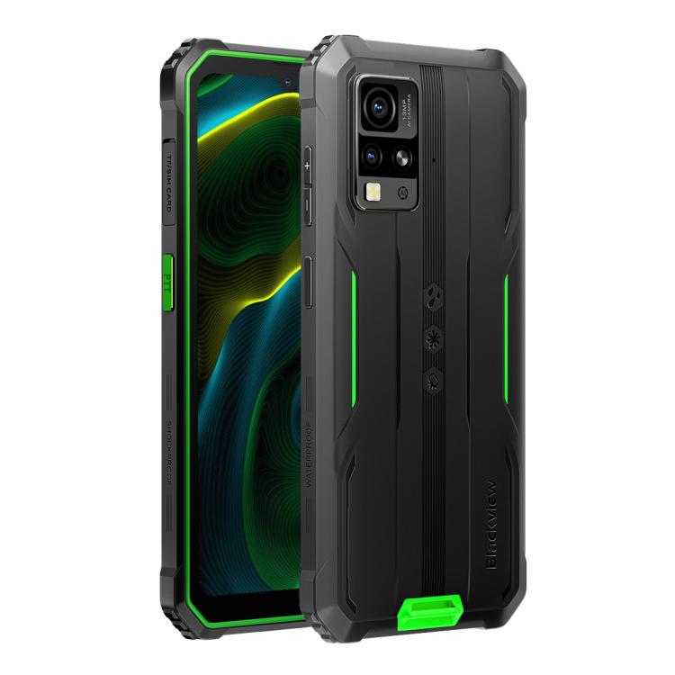 Blackview BV4800 SE Rugged Phone, 4GB+64GB, 6.56 inch Android 15 UMS9320E T615 Octa Core, Network: 4G, OTG, NFC (Green) - free shipping - PMc TechLife - Order now!