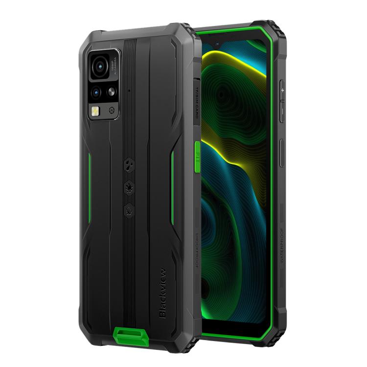 Blackview BV4800 SE Rugged Phone, 4GB+64GB, 6.56 inch Android 15 UMS9320E T615 Octa Core, Network: 4G, OTG, NFC (Green) - free shipping - PMc TechLife - Order now!