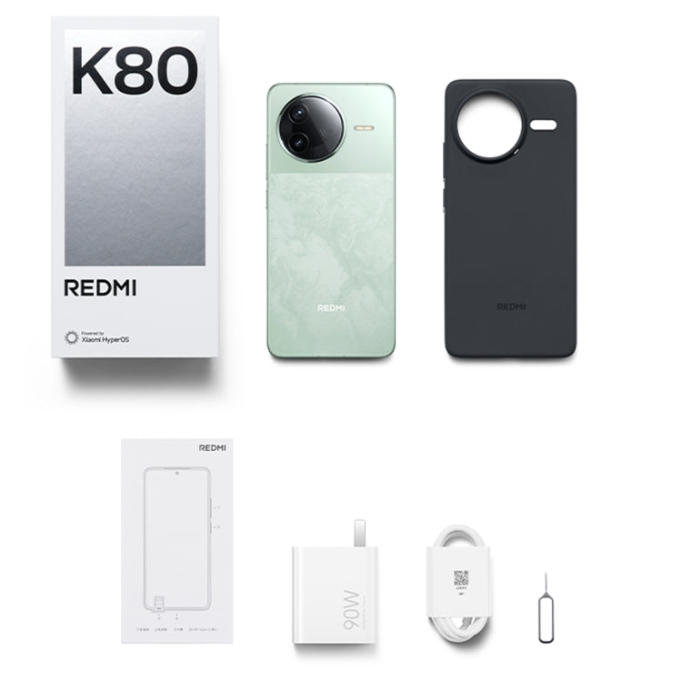 Xiaomi Redmi K80, 12GB+512GB, 6.67 inch Xiaomi HyperOS 2 Snapdragon 8 Gen 3 Octa Core, NFC, Network: 5G (Mint) - free shipping - PMc TechLife - Order now!