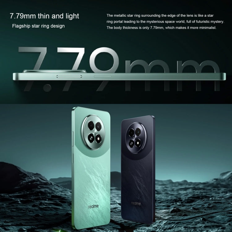 Realme 13, 12GB+512GB, Side Fingerprint Identification, 6.72 inch Realme UI 5.0 Dimensity 6300 5G Octa Core, Network: 5G (Green) - free shipping - PMC Jewellery - Order now!