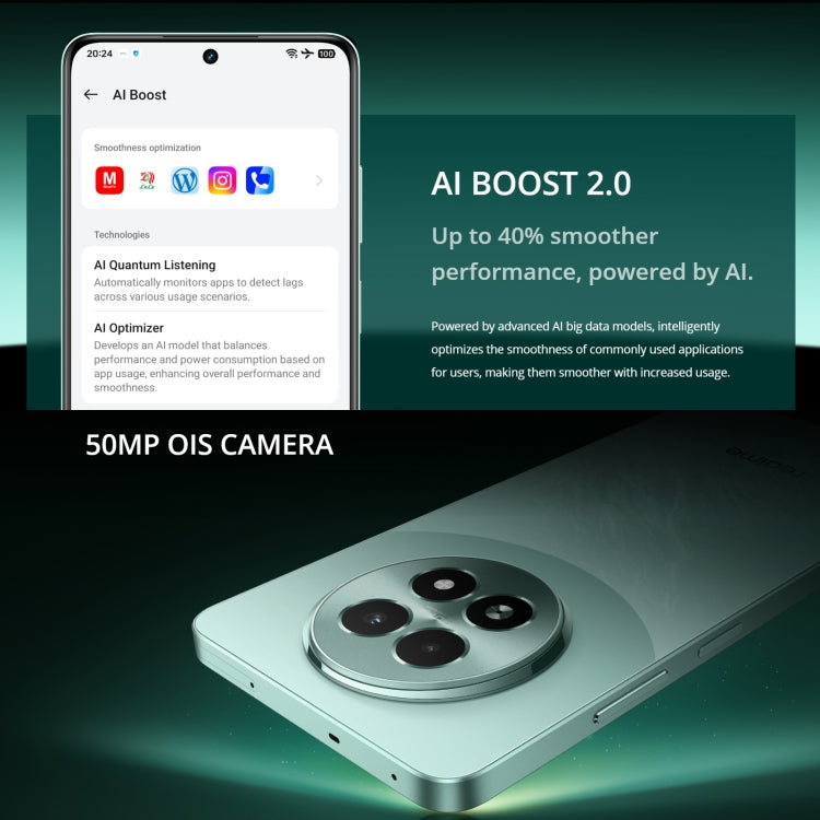 Realme 13, 12GB+512GB, Side Fingerprint Identification, 6.72 inch Realme UI 5.0 Dimensity 6300 5G Octa Core, Network: 5G (Green) - free shipping - PMC Jewellery - Order now!