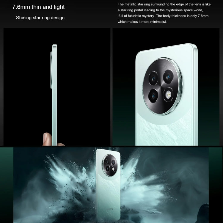 Realme 13 Pro, 12GB+256GB, Screen Fingerprint Identification, 6.67 inch Realme UI 5.0 Dimensity 7300 Octa Core, NFC, Network: 5G (Black) - free shipping - PMC Jewellery - Order now!