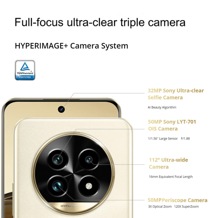 Realme 13 Pro+, 12GB+256GB, Screen Fingerprint Identification, 6.7 inch Realme UI 5.0 Snapdragon 7s Gen 2 Octa Core, NFC, Network: 5G (Gold) - free shipping - PMC Jewellery - Order now!