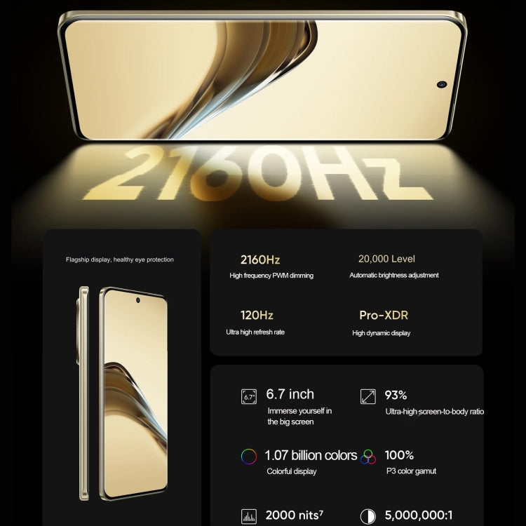 Realme 13 Pro+, 12GB+512GB, Screen Fingerprint Identification, 6.7 inch Realme UI 5.0 Snapdragon 7s Gen 2 Octa Core, NFC, Network: 5G (Emerald Green) - free shipping - PMC Jewellery - Order now!