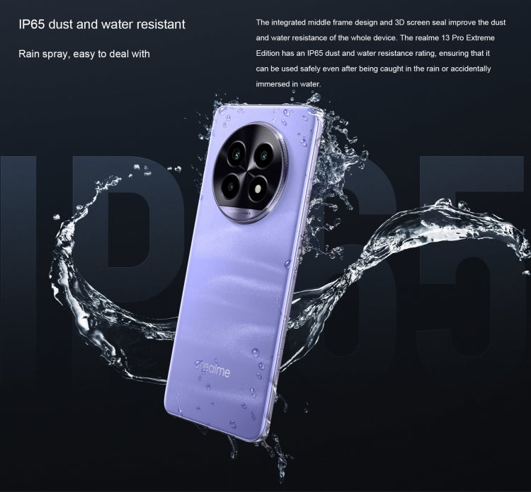 Realme 13 Pro Extreme Edition, 12GB+512GB, Screen Fingerprint Identification, 6.7 inch Realme UI 5.0 Snapdragon 7s Gen 2 Octa Core, NFC, Network: 5G (Purple) - free shipping - PMC Jewellery - Order now!