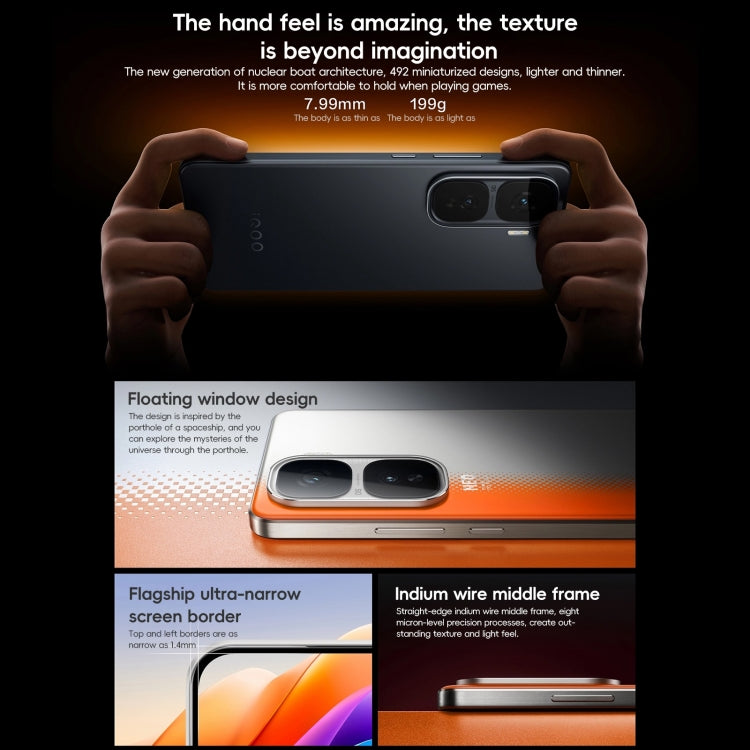 vivo iQOO Neo10 Pro, 12GB+256GB, Face ID / Screen Fingerprint Identification, 6.78 inch Android 15 OriginOS 5 Dimensity 9400 Octa Core, OTG, NFC, Network: 5G, Support Google Play (Black) - free shipping - PMc TechLife - Order now!