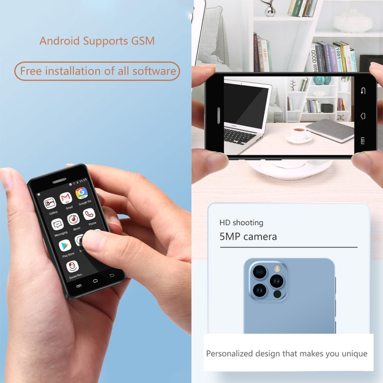 MELROSE S9 Pro, 2GB+16GB, 3.0 inch Android 8.1 MTK6580 Quad Core, Bluetooth, WiFi, Network: 3G (Blue) - free shipping - PMC Jewellery - Order now!