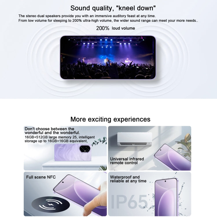 Honor 300, 12GB+512GB, Screen Fingerprint, 6.7 inch MagicOS 9.0 / Android 15 Snapdragon 7 Gen 3 Octa Core, Network: 5G, NFC, OTG, Support Google Play (White) - free shipping - PMc TechLife - Order now!