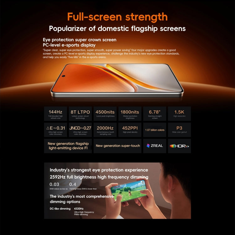 vivo iQOO Neo10, 12GB+256GB, Face ID / Screen Fingerprint Identification, 6.78 inch Android 15 OriginOS 5 Snapdragon 8 Gen 3 Octa Core, OTG, NFC, Network: 5G, Support Google Play (Orange) - free shipping - PMc TechLife - Order now!