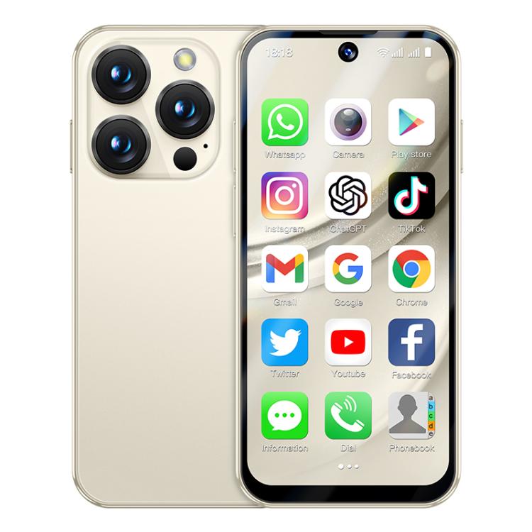 SOYES XS19 Pro, 3GB+32GB, 3.8 inch Android 12.0 MTK6762 Quad Core, Network: 4G, Dual SIM, GPS, OTG, Support Google Play Store (Beige) - free shipping - PMc TechLife - Order now!