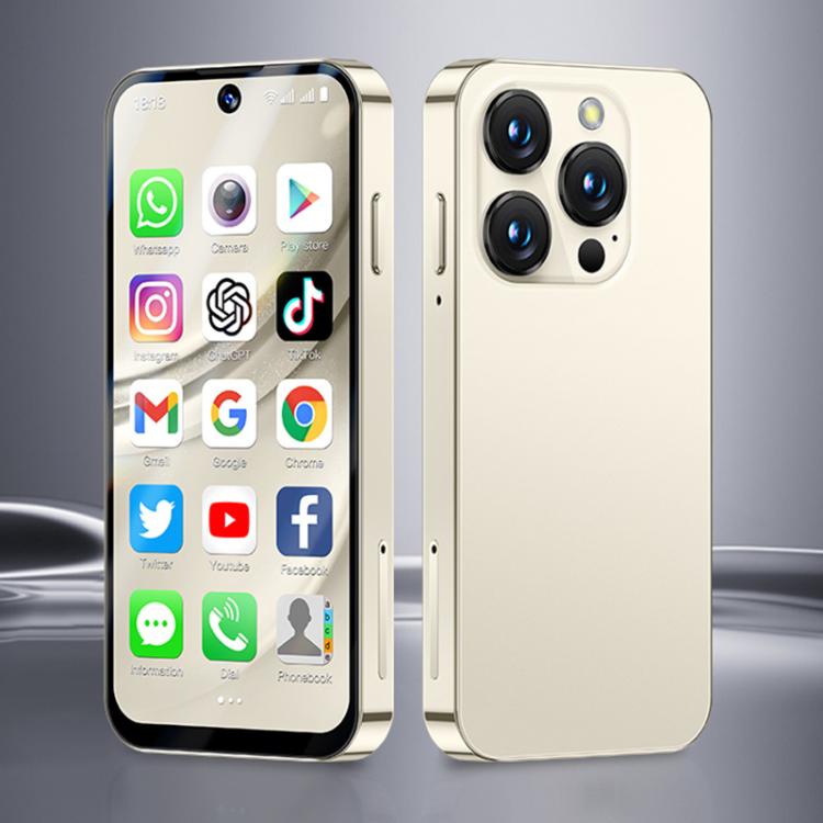 SOYES XS19 Pro, 3GB+32GB, 3.8 inch Android 12.0 MTK6762 Quad Core, Network: 4G, Dual SIM, GPS, OTG, Support Google Play Store (Beige) - free shipping - PMc TechLife - Order now!