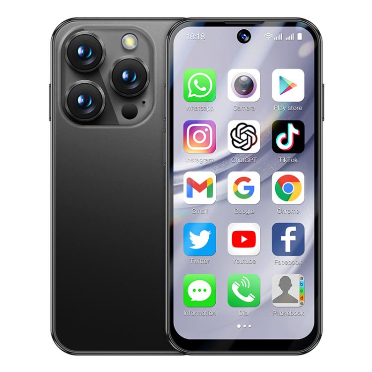 SOYES XS19 Pro, 4GB+64GB, 3.8 inch Android 12.0 MTK6762 Quad Core, Network: 4G, Dual SIM, GPS, OTG, Support Google Play Store (Black) - free shipping - PMc TechLife - Order now!