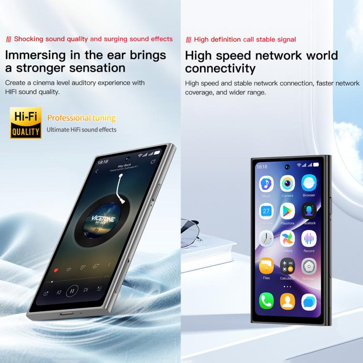 SOYES ONEMYTH S25 Pro, 2GB+16GB, 4.0 inch Android 10.0 MTK6580 Quad Core, Network: 3G, Dual SIM (Grey) - free shipping - PMc TechLife - Order now!