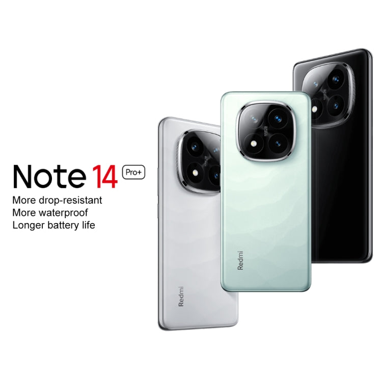 Xiaomi Redmi Note 14 Pro+, 16GB+512GB, 6.67 inch Xiaomi HyperOS Snapdragon 7s Gen 3 Octa Core, NFC, Network: 5G (Black) - free shipping - PMC Jewellery - Order now!