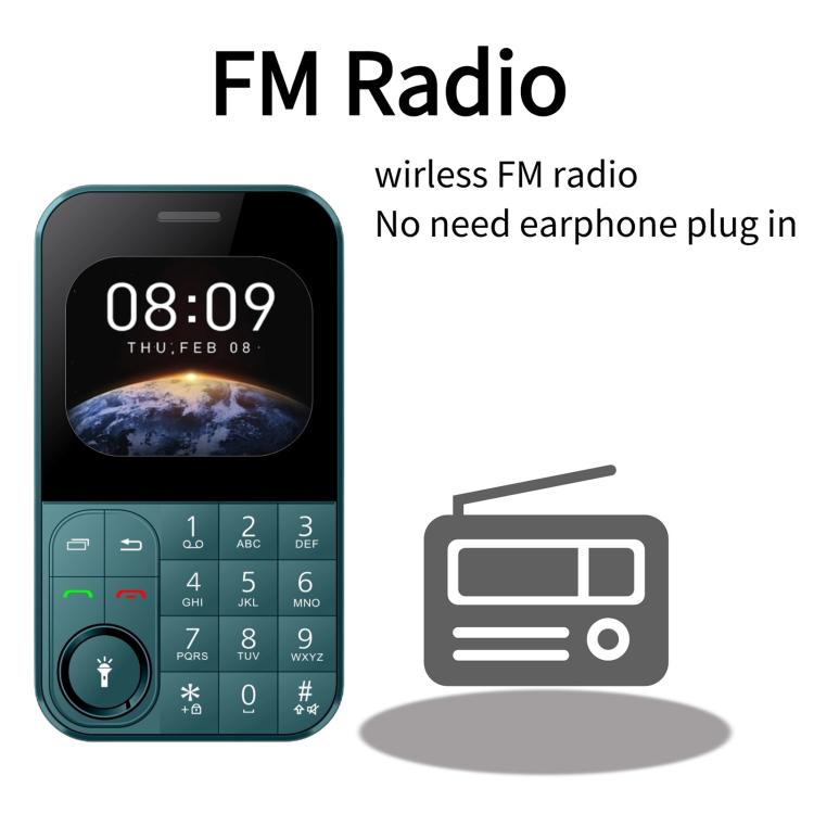 V9 Card Mobile Phone, 2.01 inch, MTK6261D, Support Bluetooth, FM, Torch, GSM, Dual SIM (Gold) - free shipping - PMc TechLife - Order now!