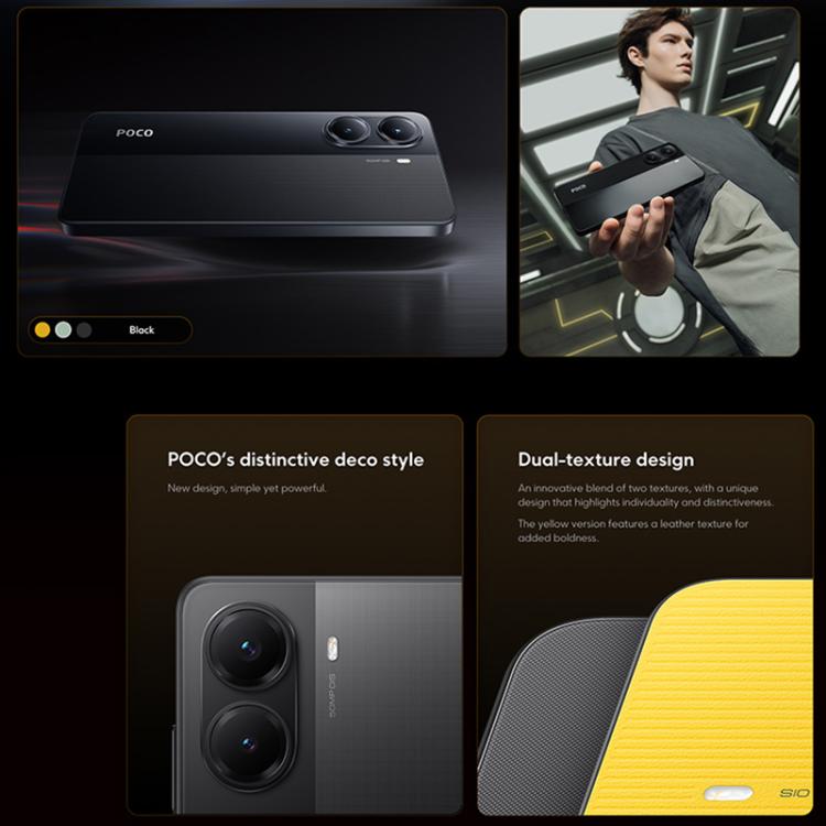Xiaomi POCO X7 Pro 5G Global, 12GB+256GB, In-screen Fingerprint, 6.67 inch Xiaomi HyperOS 2 MediaTek Dimensity 8400-Ultra Octa Core, NFC, Network: 5G (Black) - free shipping - PMC TechLife - Order now!