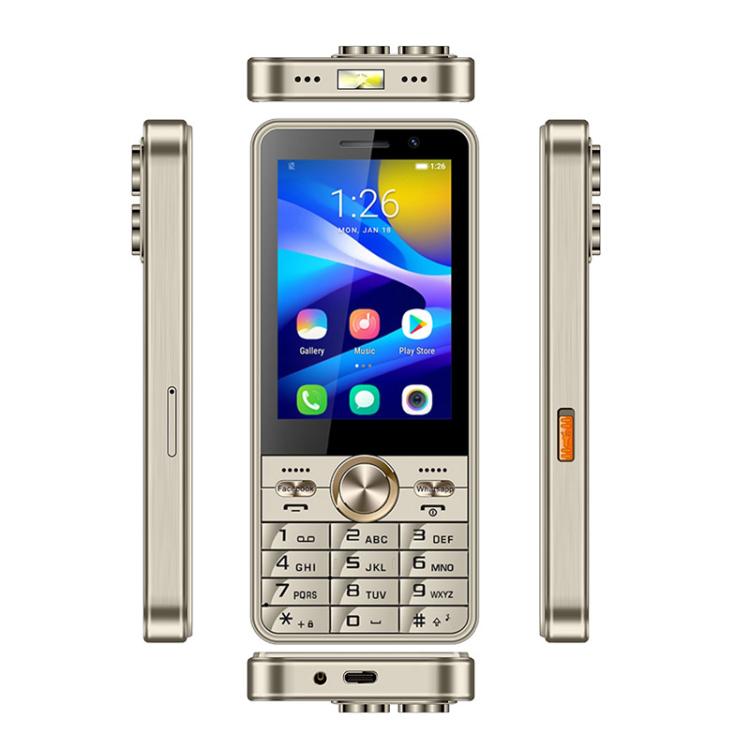 UNIWA XS17 Feature Phone, 2GB+16GB, 3.5 inch Android 8.1 MT6737M Quad Core, Network: 4G, Dual SIM Card (Black) - free shipping - PMc TechLife - Order now!