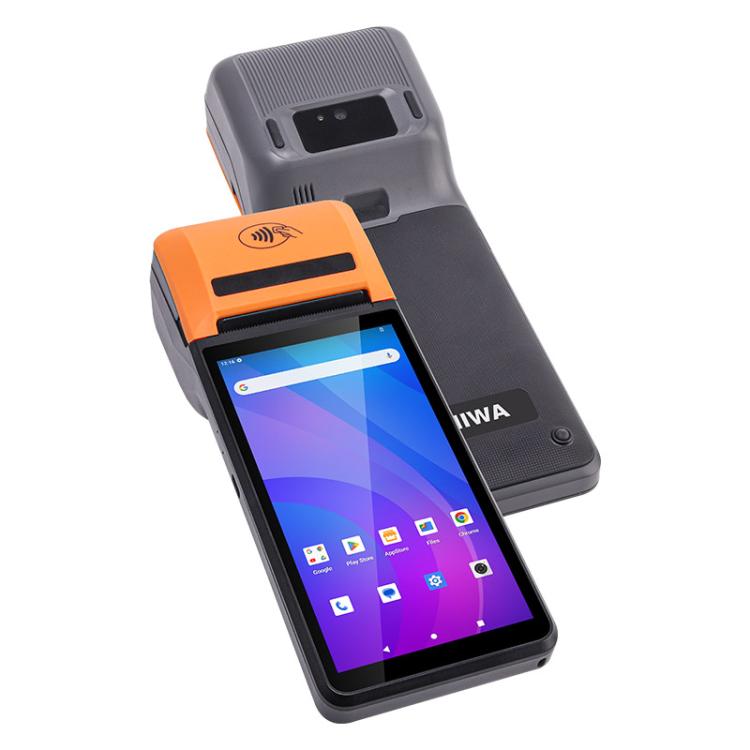 UNIWA V4P Standard Edition, 6 inch NFC Android 13 Smart Handheld POS Phone with Thermal Printer, 3GB+16GB, Unisoc SC9863a Octa Core, Network: 4G (Black) - free shipping - PMc TechLife - Order now!