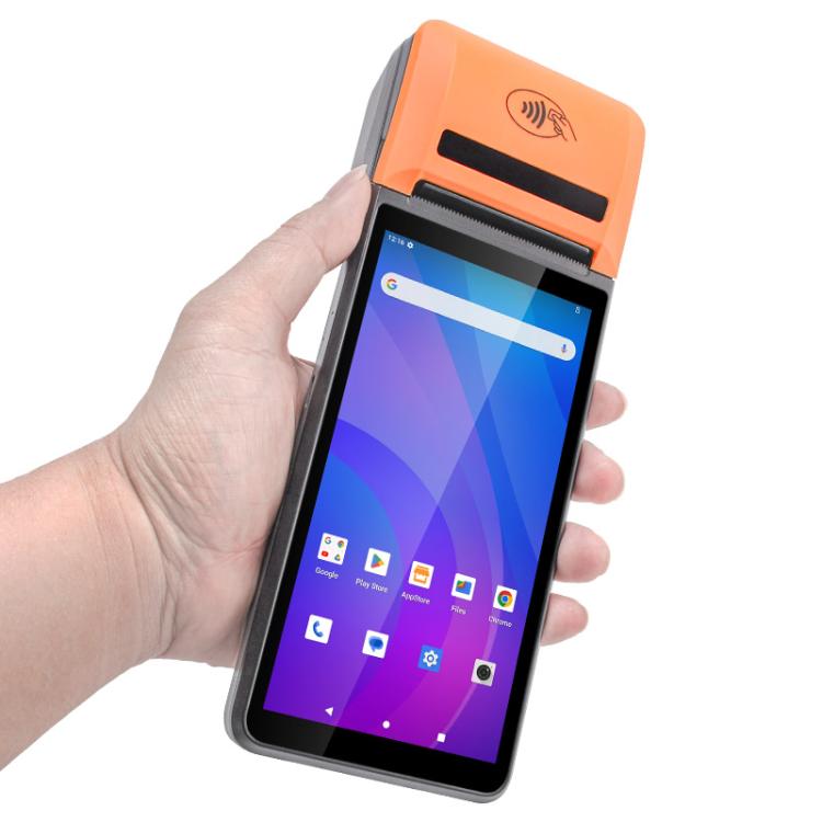 UNIWA V4P Standard Edition, 6 inch NFC Android 13 Smart Handheld POS Phone with Thermal Printer, 3GB+16GB, Unisoc SC9863a Octa Core, Network: 4G (Black) - free shipping - PMc TechLife - Order now!