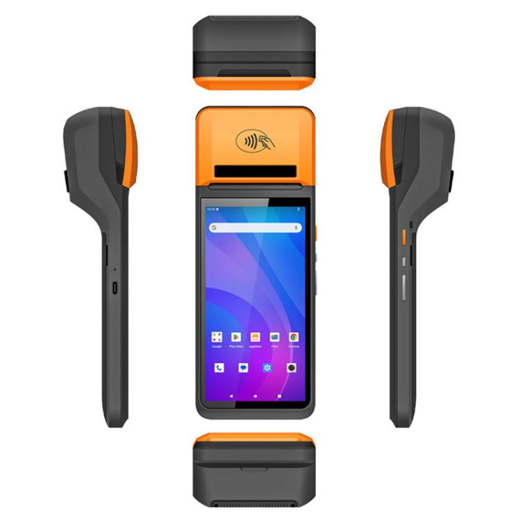 UNIWA V4P 2D QR Code Scanning Edition, 6 inch NFC Android 13 Smart Handheld POS Phone with Thermal Printer, 3GB+16GB, Unisoc SC9863a Octa Core, Network: 4G (Black) - free shipping - PMc TechLife - Order now!
