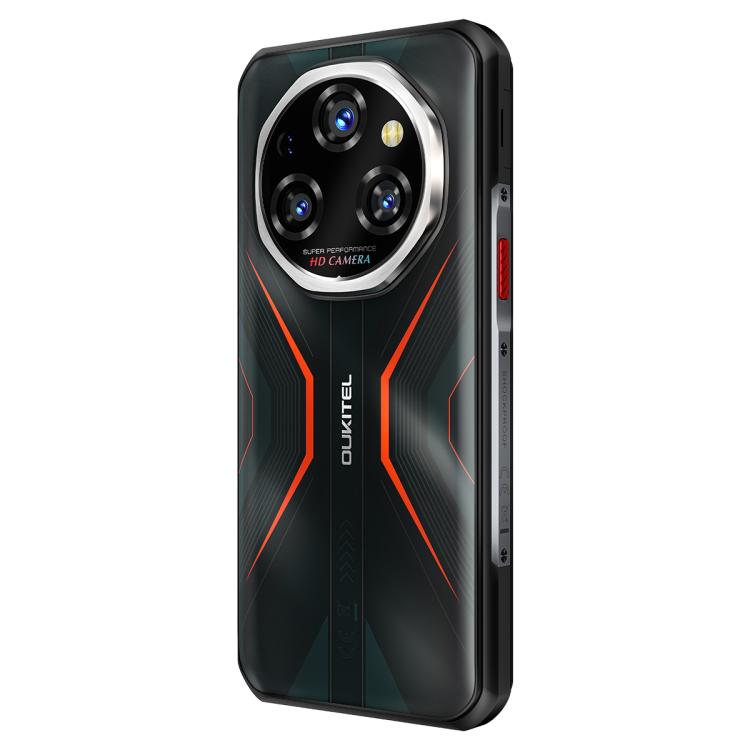 Oukitel WP55 Pro 5G Rugged Phone, 16GB+512GB, 108MP Camera, Fingerprint Identification, 6.6 inch Android 15 MediaTek Dimensity 7025 Octa Core, NFC, OTG, Network: 5G (Orange) - free shipping - PMC TechLife - Order now!