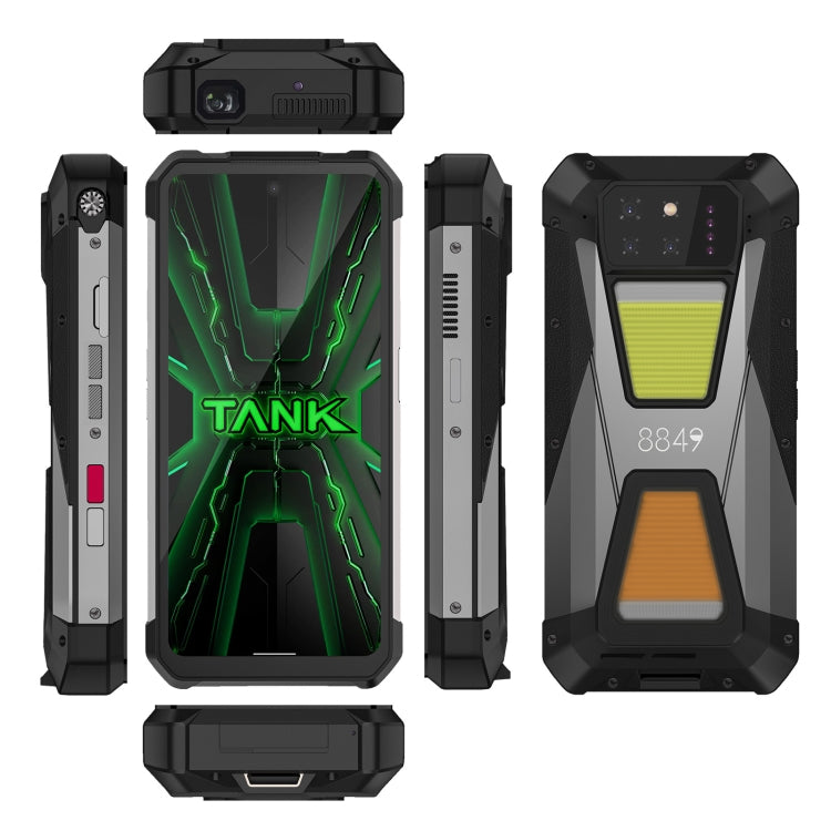 Unihertz 8849 Tank 3S Night Vision Projector Rugged Phone, 12GB+256GB, 6.79 inch Android 14 Dimensity 8200 Octa Core, Network: 5G (Black) - free shipping - PMC Jewellery - Order now!