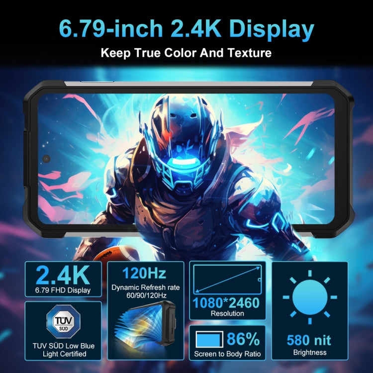 Unihertz 8849 Tank 2 Pro Night Vision Projector Rugged Phone, 12GB+256GB, 6.79 inch Android 14 MTK6789 Octa Core, Network: 4G (Black) - free shipping - PMC Jewellery - Order now!