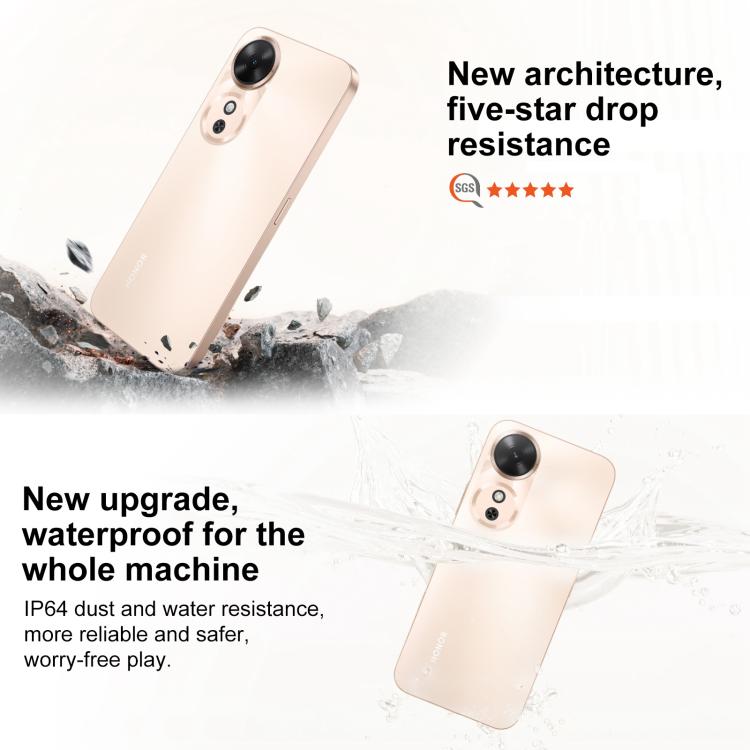 Honor Play 60m, 8GB+256GB, Side Fingerprint, 6.61 inch MagicOS 9.0 Dimensity 6300 Octa Core, Network: 5G, OTG (White) - free shipping - PMc TechLife - Order now!