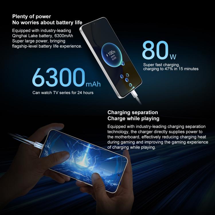 Honor X60 GT, 12GB+256GB, In-screen Fingerprint, 6.7 inch MagicOS 9.0 Android 15.0 Snapdragon 8+ Gen 1 Octa Core, Network: 5G, OTG, NFC (Blue) - free shipping - PMc TechLife - Order now!