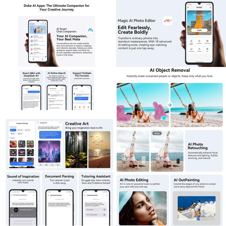 Blackview SHARK 6 5G, 8GB+128GB, 6.88 inch Android 15 Unisoc UMS9620 T8100 Octa Core, Network: 5G, NFC, OTG (Mint Green) - free shipping - PMC TechLife - Order now!