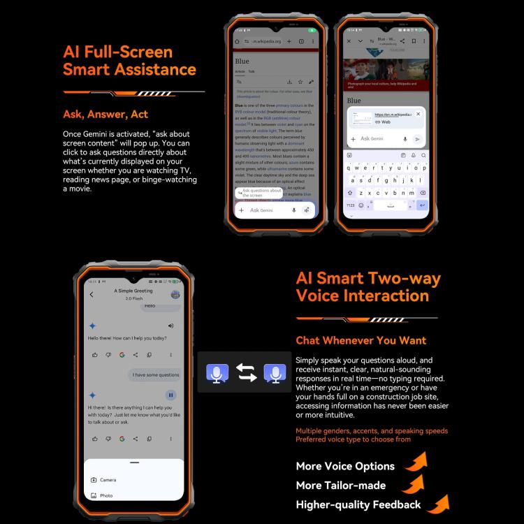 Blackview Oscal Marine 2, 4GB+64GB, 6.56 inch Android 15 Unisoc UMS9230E T615 Octa Core, Network: 4G, OTG, NFC (Orange) - free shipping - PMC TechLife - Order now!