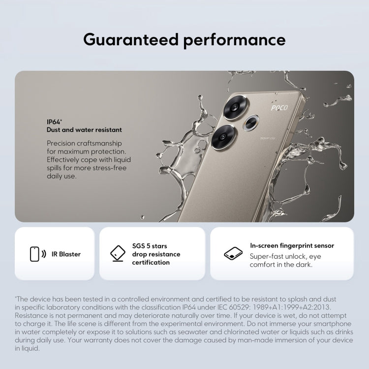 Xiaomi POCO F6 Global, 8GB+256GB, In-screen Fingerprint, 6.67 inch Xiaomi HyperOS Snapdragon 8s Gen 3 Octa Core 3.0GHz, NFC, Network: 5G (Black) - free shipping - PMC Jewellery - Order now!