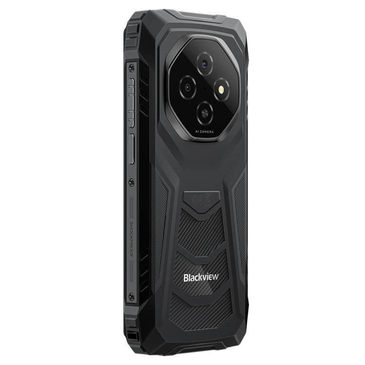 Blackview FORT 1, 6GB+256GB, 6.56 inch Android 15 Unisoc UMS9230E T615 Octa Core, Network: 4G, OTG, NFC (Black) - free shipping - PMC TechLife - Order now!