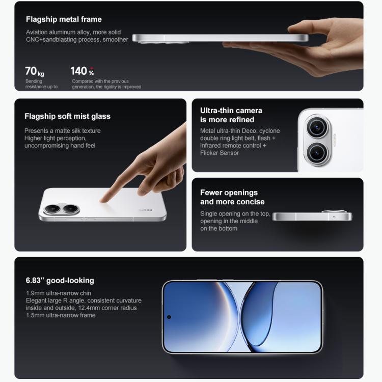 Xiaomi REDMI Turbo 4 Pro, 16GB+256GB, 6.83 inch Xiaomi HyperOS 2 Snapdragon 8s Gen 4 Octa Core, NFC, Network: 5G (White) - free shipping - PMc TechLife - Order now!