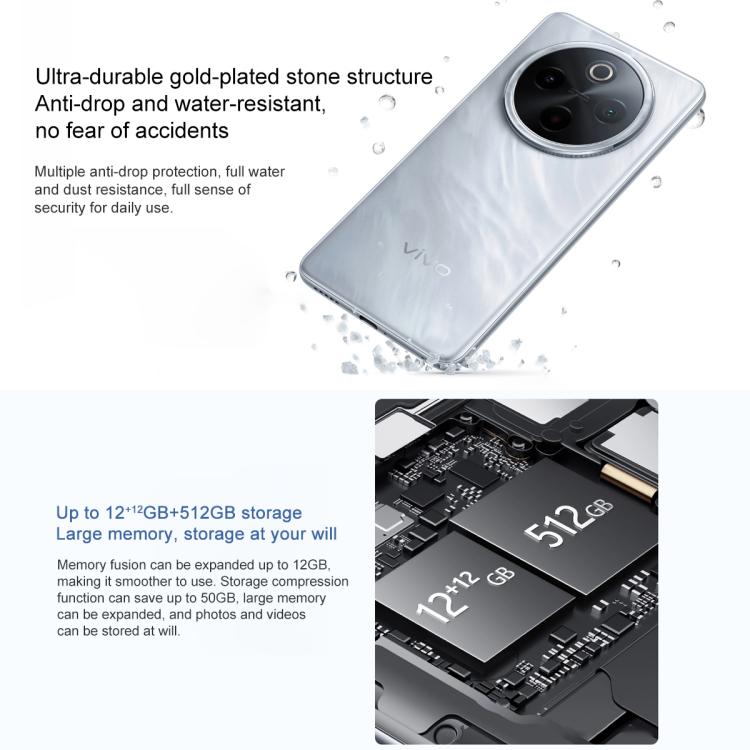 vivo Y300 Pro+, 8GB+256GB, Face ID / Screen Fingerprint, 6.77 inch Android 15 OriginOS 5 Snapdragon 7s Gen 3 Octa Core, OTG, NFC, Network: 5G (Pink) - free shipping - PMc TechLife - Order now!