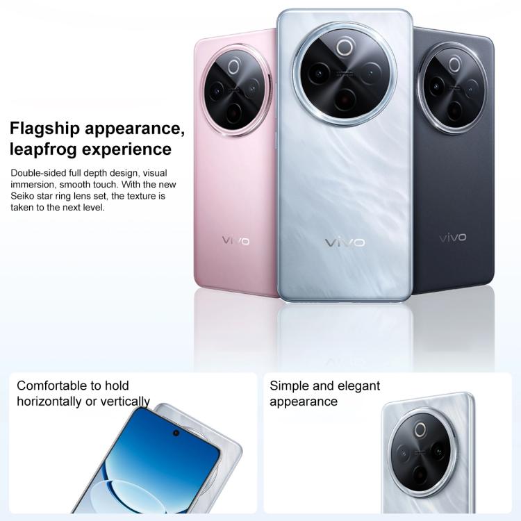 vivo Y300 Pro+, 12GB+512GB, Face ID / Screen Fingerprint, 6.77 inch Android 15 OriginOS 5 Snapdragon 7s Gen 3 Octa Core, OTG, NFC, Network: 5G (Silver) - free shipping - PMc TechLife - Order now!