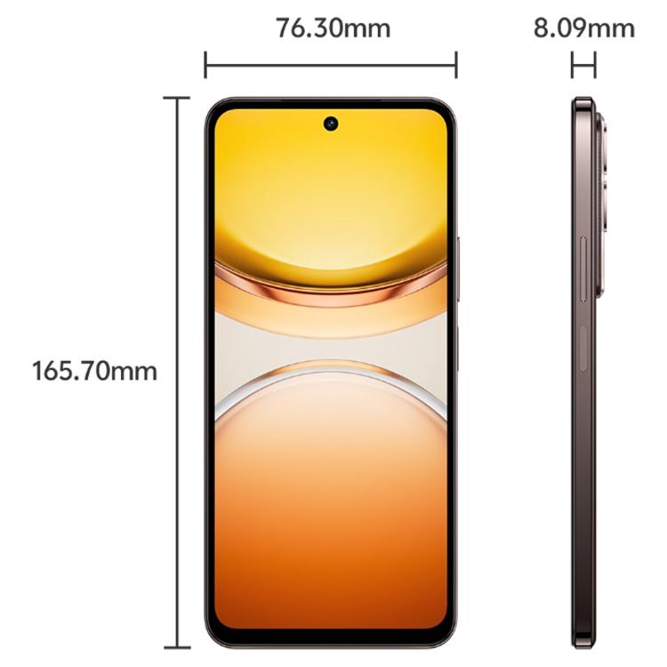 vivo Y300t, 12GB+256GB, Face ID / Side Fingerprint,  6.72 inch Android 15 OriginOS 5 Dimensity 7300 Octa Core, OTG, NFC, Network: 5G (Coffee) - free shipping - PMc TechLife - Order now!