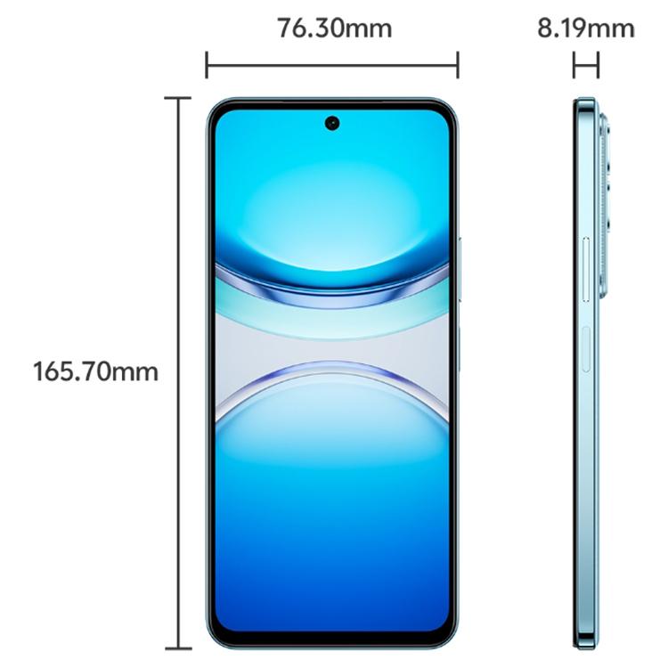 vivo Y300t, 12GB +512GB, Face ID / Side Fingerprint,  6.72 inch Android 15 OriginOS 5 Dimensity 7300 Octa Core, OTG, NFC, Network: 5G (Aqua Blue) - free shipping - PMc TechLife - Order now!