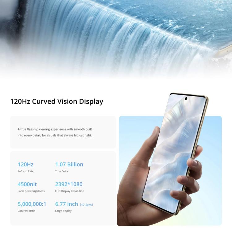 Realme 14 Pro, 16GB+256GB, Screen Fingerprint Identification, 6.77 inch Realme UI 6.0 Dimensity 7300 Octa Core, NFC, Network: 5G (Grey) - free shipping - PMc TechLife - Order now!