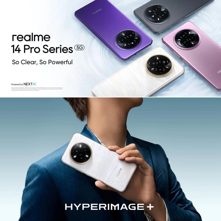 Realme 14 Pro+, 12GB+256GB, Screen Fingerprint Identification, 6.83 inch Realme UI 6.0 Snapdragon 7s Gen 3 Octa Core, NFC, Network: 5G (Grey) - free shipping - PMc TechLife - Order now!