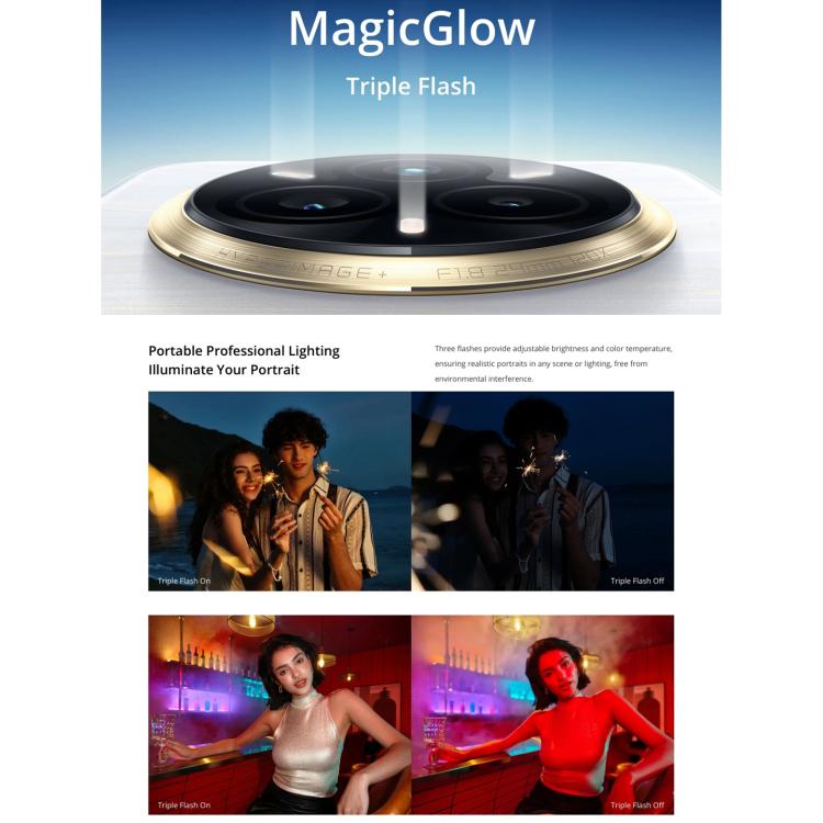 Realme 14 Pro+, 12GB+512GB, Screen Fingerprint Identification, 6.83 inch Realme UI 6.0 Snapdragon 7s Gen 3 Octa Core, NFC, Network: 5G (White) - free shipping - PMc TechLife - Order now!