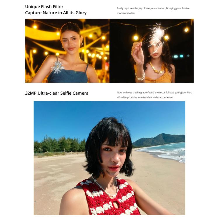 Realme 14 Pro+, 12GB+512GB, Screen Fingerprint Identification, 6.83 inch Realme UI 6.0 Snapdragon 7s Gen 3 Octa Core, NFC, Network: 5G (White) - free shipping - PMc TechLife - Order now!