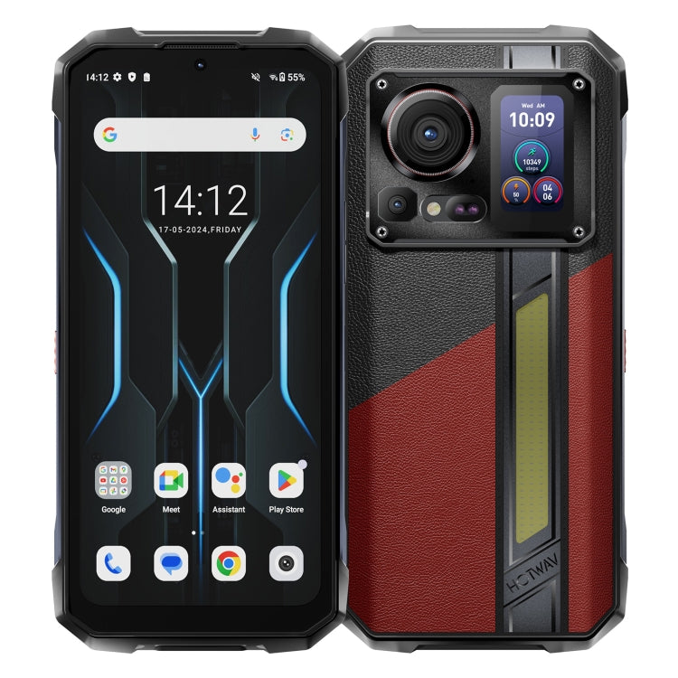 HOTWAV Hyper 7 Pro Rugged Phone, 16GB+256GB, 10800mAh, 6.6 inch Android 14 MediaTek Dimensity 7050 5G, Network: 5G, OTG, NFC (Red) - free shipping - PMC Jewellery - Order now!