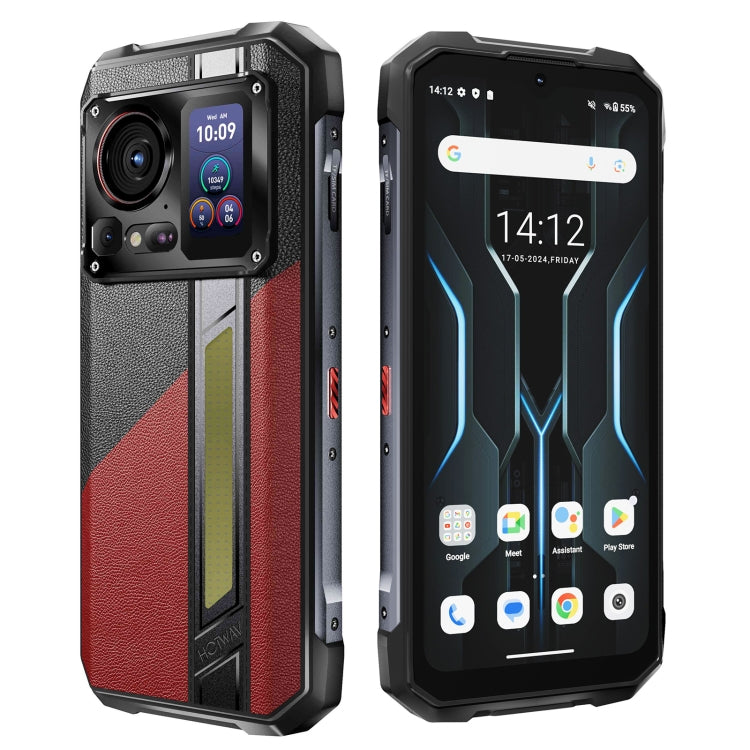 HOTWAV Hyper 7 Pro Rugged Phone, 16GB+256GB, 10800mAh, 6.6 inch Android 14 MediaTek Dimensity 7050 5G, Network: 5G, OTG, NFC (Red) - free shipping - PMC Jewellery - Order now!