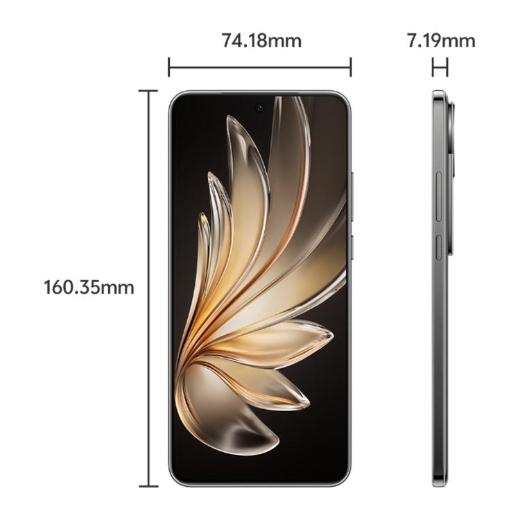 vivo S20, 16GB+512GB, Face ID / Screen Fingerprint Identification, 6.67 inch Android 15 Snapdragon 7 Gen 3 Octa Core, OTG, NFC, Network: 5G (Black) - free shipping - PMc TechLife - Order now!
