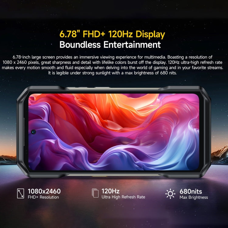 Ulefone Armor 27 Pro Rugged Phone, 12GB+256GB, Night Vision, 10600mAh, 6.78 inch Android 14 MediaTek Dimensity 6300 Octa Core, Network: 5G, NFC (Black) - free shipping - PMC TechLife - Order now!