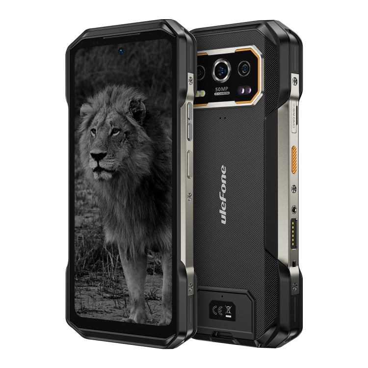 Ulefone Armor 27 Pro Rugged Phone, 12GB+256GB, Night Vision, 10600mAh, 6.78 inch Android 14 MediaTek Dimensity 6300 Octa Core, Network: 5G, NFC (Black) - free shipping - PMC TechLife - Order now!