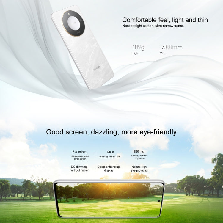 Honor X60, 8GB+256GB, Side Fingerprint, 6.8 inch MagicOS 8.0 Dimensity 7025-Ultra Octa Core, Network: 5G, OTG, Not Support Google Play (Black) - free shipping - PMC Jewellery - Order now!
