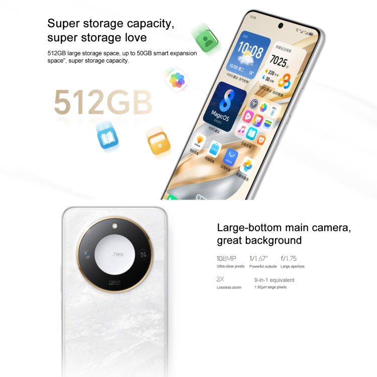 Honor X60, 8GB+256GB, Side Fingerprint, 6.8 inch MagicOS 8.0 Dimensity 7025-Ultra Octa Core, Network: 5G, OTG, Not Support Google Play (Green) - free shipping - PMC Jewellery - Order now!